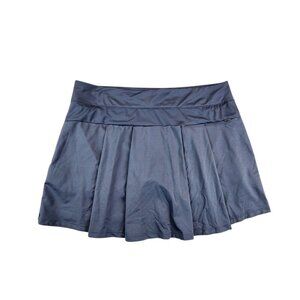 Nike Dri Fit Wmns Large Tennis Skort Stretch Waist Pleated Back Golf Skirt Lined